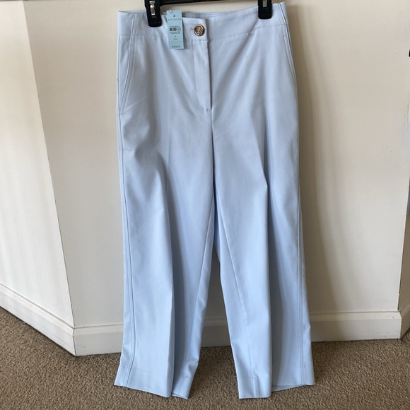 “Ann Taylor” powder blue, wide leg pants; size 0P; NWT - Picture 3 of 6